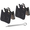 OTOTEC 2 Paia Di Pastiglie Freno A Disco Per Bicicletta Semimetalliche In Resina Spessore 4 Mm Con Molle E Clip Di Fissaggio Compatibile con Hope TECH X2