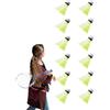 Generisch Palle da badminton per esterni, 12 pezzi, portatili, resistenti | Palline da badminton in nylon per baseball, softball, allenamento, allenamento, principianti, all'aperto, cortile