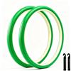 WEISHIDAI 2PC 700x23C (23-622) Pneumatici Colorati, 700 23C Bici Strada Antiforatura | 23-622 Copertone per Ruote Anteriori e Posteriori di Bicicletta Verde