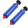 BUAGOUWZ Pompa di Gonfiaggio per Palloni Calcio Basket Pallavolo Blu 2-Pack | 2-Pack di pompe di gonfiaggio, blu inclusi; design compatto e leggero, perfette per palloni calcio, basket e pallavolo.