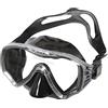 Abysstar Maschera sub in silicone nero PAPILLON Sr BLK diving mask