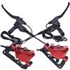 Generic Sistema frenante Idraulico for Biciclette elettriche Pieghevoli con Doppia Pinza e Leve a Montaggio Diviso(Whole Set)