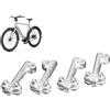 Generic Alluminio Bike Fendeř Mount Set - Ruota Posteriore Parafango | Set di 4 supporti parafango in lega di alluminio. Fissa la ruota posteriore Fendeř al mandrino, sollevando i pneumatici per
