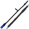 kwoifioy Custodia per canna da pesca con tracolla | Cinghia per canna da pesca per canne da 58-170 cm, copertura regolabile, punta e protezione per testa per pesca
