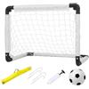 Generisch Porta da calcio per bambini, rete da allenamento con | Porta da calcio portatile da giardino, per esterni, cortile, allenamento, campo da gioco, strada, campo, palestra