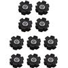 OTOTEC 10 PZ Dado a stella per serie sterzo bici Dado a stella per forcella bici Per forcella anteriore da 28,6 mm (1-1/8 pollici) per mountain bike, bici da strada, bici ibrida
