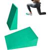 Generic Cuneo yoga inclinato a 20 gradi | 2 pezzi schiuma EVA | blocco squat | Mobilità inferiore del corpo | Set di cunei da yoga in EVA a 20 gradi, tavola inclinata per polpaccio