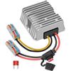 BUAGOUWZ Convertitore 24 V→12 V per Golf Cart, Alloggiamento Alluminio IP68 | Corpo in alluminio compatto, protezione da cortocircuito, sovratensione e surriscaldamento inclusa.