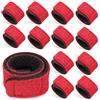 Uonlytech 10 Pezzi Fasce per Canna da Pesca Fasce Elastiche per Canna da Pesca Neoprene e Tessuto Rosse per Ordinare e Fissare di Diverse Dimensioni