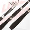 Risveglio Canna da pesca telescopica, fibra di vetro Casting Pole per Surf | Pesca d'acqua dolce in acqua salata, pieghevole, 42 cm, design da viaggio, lunga distanza, opzioni di lunghezza 1,8 m o 2,1 m