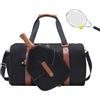 Generisch Borsa da tennis da donna, grande capacità, impermeabile, con copertura per | Borsone sportivo da viaggio, per scarpe, asciugamani, vestiti, bottiglia d'acqua, bicchiere, viaggi, spiaggia, campeggio