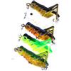 Gadpiparty Esche Artificiali da Spinning Trota 3g 3,3cm 5 Pezzi | Controllo Profondità Labbro, Resta a Livello Preciso in Acqua Profonda, Plastico Colore Casuale