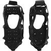 SAFIGLE Ramponi per Scarpe Antiscivolo Tpe Neri, 12mm, per Adulti | Chiodi per Scarpe Chiodate, Accessori per Sul Ghiaccio, Trazione da Neve, Attrezzatura da Alpinismo