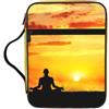 Alliya Borsa per la Bibbia per yoga e meditazione con manico e tasca con cerniera