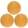 Yardwe 3 Pezzi Palline da Biliardino Regolamentari Mini Calcio da Tavolo | Ricambio per Tavolo, Resina Finitura Opaca, Uso Casa e Scuola, Set da Gioco Compatto