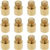 OTOTEC 12 Pesi per Freccette 9x5x5.8mm 1 Grammo Pesi per Freccette in Ottone Aggiungi Regolatore Accentuatore per Freccette con Accessori Filettati 2BA Oro