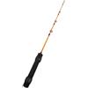 Risveglio Canna da pesca sul ghiaccio della vetroresina 50cm Ultralight | Punta sensibile e struttura extra forte, manico in EVA nero per pesca invernale sul ghiaccio