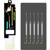 Generic Attrezzatura da pesca con gancio spinato per pesca in sospensione | Gancio spinato pronto all'uso Anti Bottom Carp Rigs Esche da Pesca Sospensione Pesca Hair Rigs Accessori