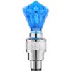 USHOBE 7 Pezzi Luci Valvola Bici a LED per Guida Notturna, Blu, per Ruote | Cores Luminosi, Accessori Ciclismo, per Auto e Moto, Visibilità Migliorata al Tramonto, Sicurezza su Strada