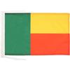 AZ FLAG Bandiera Benin 45x30 cm Beninese Poliestere 100D Cordini | Uso interno ed esterno bandiera decorativa doppie cuciture e bordi rinforzati