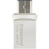 Transcend JetFlash 890 32GB USB Type-C / USB 3.1 Gen 1 Pennetta a Doppio Connettore USB OTG per Android TS32GJF890S