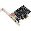 KALEA-INFORMATIQUE Scheda audio PCI Express a 5.1 canali con chipset CMedia CMI8738/PCI-SX e ASM1083 - PCIe x1, profilo alto e basso