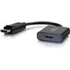 C2G DisplayPort maschio to HDMI femmina Active Adapter Black, 4K Ultra HD DP to HDMI Compatible with Apple Mac, Windows, Dell, HP, proiettore Epson, NOC, Lenovo, ASUS and More