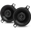 JBL Club Gen 3 34F 3,5 in / 8,7 cm Altoparlanti Auto Coassiali 2 Vie | 25 W RMS / 75 W picco, 89 dB, 3 Ohm, 90 Hz-20 kHz, woofer Plus One in polipropilene UV, formato compatto senza griglie