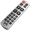 SeKi Telecomando universale multi-apprendimento - preprogrammato per Samsung, Sony, Philips, LG e Panasonic (argento/nero)