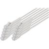 DIGITUS Cavo LAN Cat 6A - 0,3 m - 10 pezzi - 10 Gbps - connettore flessibile - versione slim AWG 32-7 - cavo di rete RJ45 - F-FTP - PoE+ - LSZH - compatibile con Cat7, Cat6, Cat5e - grigio