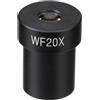 Bresser Oculare A Campo Largo DIN WF20x | DIN WF 20x 23, diametro innesto 23,2 mm, per obiettivi adatti, compatibile con microscopi di varie marche