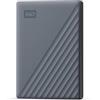 Western Digital WD 2TB My Passport Compatibile con USB-C, HDD Portatile, USB 3.2 Gen 1/USB 3.0, Protezion con password, Software per la gestion e il backup, Formatto per Windows, ChromeOS and MacOS, Grigio