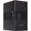 VulTech VCO-M1759-N Case PC Micro-ATX in Acciaio SPCC, USB-C, USB 3.0 e USB 2.0, Ventola 120 mm Inclusa, Supporto GPU 270 mm, Senza Alimentatore, Nero
