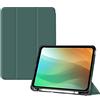 BXGH ipad 10,2 pollici custodia 7/8/9a generazione protezione 2019/2020/2021, custodia protettiva in pelle, supporto regolabile, sveglia/sonno automatico custodia intelligente per Apple ipad 10,2