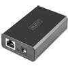 DIGITUS Poe++ Splitter - Gigabit - IEEE802.3at/BT - 51W di Potenza in Uscita - 10/100/1000 Mbps - Tensione di Uscita Selezionabile 12V/24V - Nero