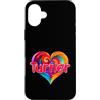 Unique Named Personalized Heart Tees Custodia per iPhone 16 Plus Maglietta con scritta I Heart Love Turner e nome colorato