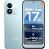 XIAOMI REDMI Note 17 5G, Smartphone 8+256GB, Sky Teal, Batteria da 7700 mAh | Snapdragon® 4 Gen 4, Ricarica Turbo 45W, Display AMOLED FHD+ 6,99 Protezione Occhi, Xiaomi HyperOS, IP65, Fotocamera 50MP