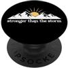 Sweatshirt Stronger Than the Storm Shirt Stronger Than the Storm Christian Bible Verse Proverbs 31 25 PopSockets PopGrip Adesivo