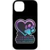 Your Memory Is Our Keepsake Pet Cat Dog Custodia per iPhone 14 Plus La tua memoria è il nostro ricordo per animali domestici, gatti e cani, a forma di zampa a forma di cuore