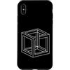 Geometria Sacra Custodia per iPhone XS Max Cubo impossibile illusione ottica geometria geometrica