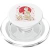 Cyber Robot Cat Android Japanese Sci-Fi Futuristico Robot Gatto E Android Giapponese Cyber Sakura Anime PopSockets PopGrip per MagSafe