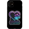Your Memory Is Our Keepsake Pet Cat Dog Custodia per iPhone 11 La tua memoria è il nostro ricordo per animali domestici, gatti e cani, a forma di zampa a forma di cuore
