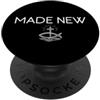 Hat Made New Sweatshirt Christian Baptis Made New Baptism Christian Made New In Christ Jesus Cross PopSockets PopGrip Adesivo