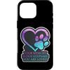 Your Memory Is Our Keepsake Pet Cat Dog Custodia per iPhone 16 Pro Max La tua memoria è il nostro ricordo per animali domestici, gatti e cani, a forma di zampa a forma di cuore