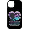 Your Memory Is Our Keepsake Pet Cat Dog Custodia per iPhone 14 La tua memoria è il nostro ricordo per animali domestici, gatti e cani, a forma di zampa a forma di cuore