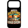 Metal Detecting Dad Humor Custodia per iPhone 17 Pro Max Beeping Dad Metal Detecting Padre Umorismo