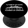 GPS Coodinates and Skyline of your City Coordinate GPS Capitale Austria Tourist Skyline Vienna PopSockets PopGrip Adesivo