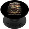 Jackie & Shadow Big Bear Bald Lake Eagle Jackie Forever Our Queen Eagle Big Bear Lake Tribute 2012-26 PopSockets PopGrip Adesivo