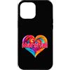 Unique Named Personalized Heart Tees Custodia per iPhone 12 Pro Max Maglietta con scritta I Heart Love Marshall, con nome colorato
