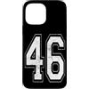 Vintage Varsity Athletic Numbers Custodia per iPhone 13 Pro Max Numero 46 Varsity Jersey squadra sportiva giocatore